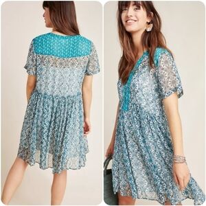 ANTHROPOLOGIE Maeve Mandie Tunic Dress Size M